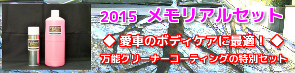 車のボディのクリーナー性能で評判のクリーナーコーティングとコーティング施工車に最適な人気の洗車用カーシャンプーの特別セット