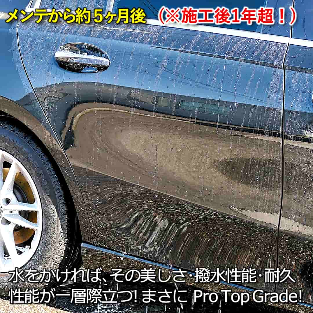 PTGメンテ補強ケア5ヵ月後濡れ