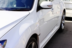 ガラスコーティングのハイブリッドナノガラスゼウス施工のインプレッサ