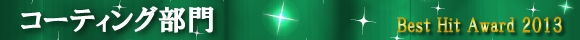 2013年ランキング〔コーティング部門〕