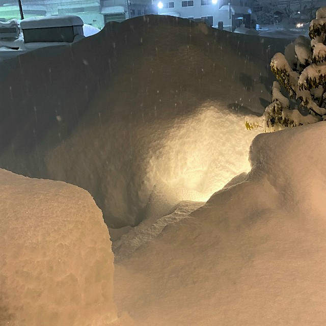 令和3年 北陸地方 富山県 大雪1/9日夜