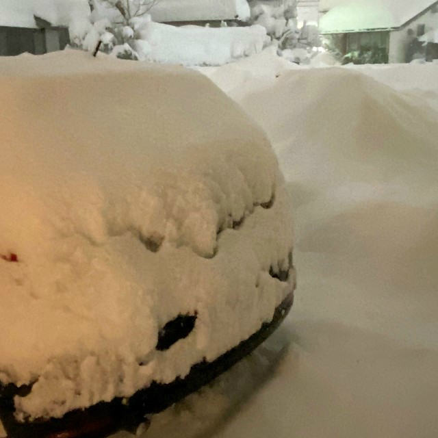 令和3年 北陸地方 富山県 大雪1/9日夜