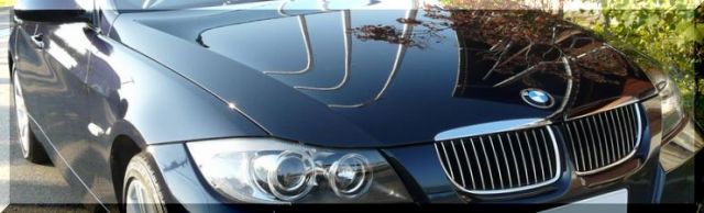 BMW３シリーズのイージス・ゼウス施工後　ハイブリッドナノガラスのコンプリートセット