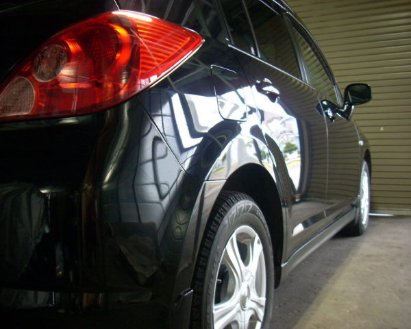 ガラスコーティング施工例　ブラック