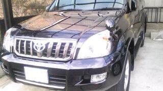 ガラス系コーティング全般に対応したメンテナンス剤コーティングコンディショナーを施工したトヨタ　プラド