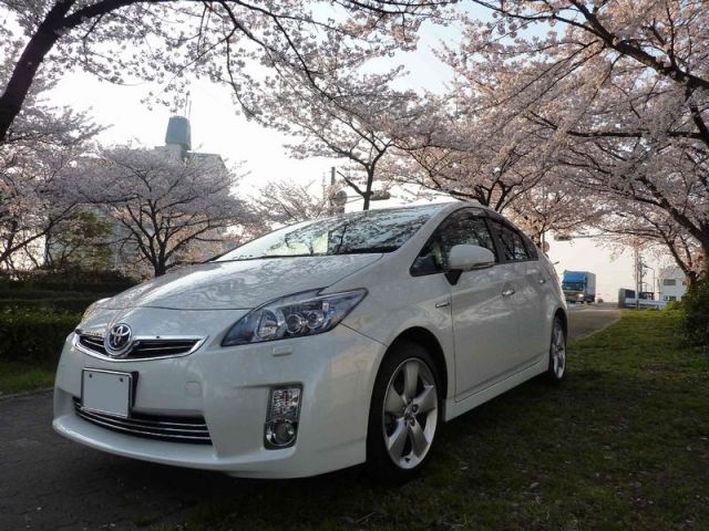 ガラスコーティング（硬化系＋繊維系）W-SHIELDを施工したトヨタ プリウス