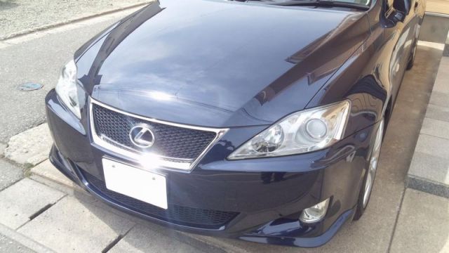 高濃度ポリマー系ガラスコーティング『ファイングロス』とコンディショナーをブレンド施工したレクサス　ＩＳ　２５０