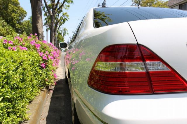 高濃度ポリマー系ガラスコーティング『ファイングロス』を施工したトヨタ セルシオ