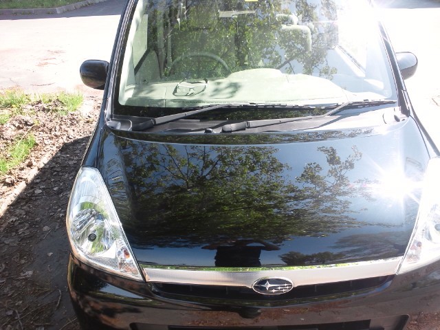 高濃度ポリマー系ガラスコーティング『ファイングロス』を施工したスバル ステラ