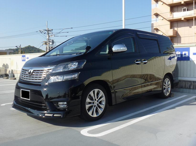 トヨタ・ヴェルファイアのコーティング評価・口コミ。MG-01150を使用。