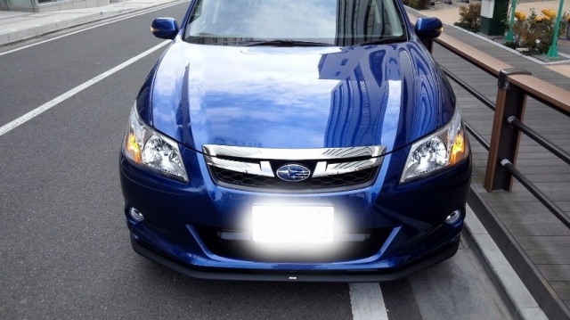 スバル・エクシーガ アドバンテージラインのコーティング評価・口コミ。ラスターベール、ファイングロス、コーティングコンディショナーを使用