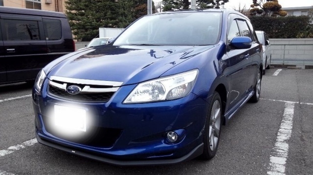 スバル・エクシーガ アドバンテージラインのコーティング評価・口コミ。ラスターベール、ファイングロス、コーティングコンディショナーを使用。