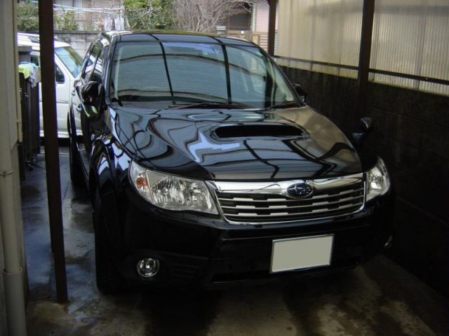 スバル・フォレスターのコーティング評価・口コミ。ラスターベール、ファイングロス、コンディショナーを使用。