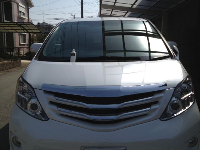 トヨタ・アルファードのコーティング評価・口コミ。ラスターベールを使用。