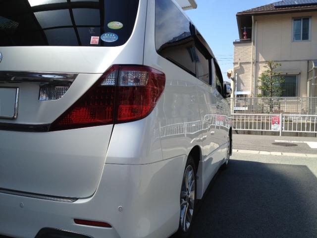 トヨタアルファードに、施工性とコーティング性能を高次元で両立させたハイブリッドナノガラスコーティング 『ゼウスβ』施工したコーティング評価・レビュー・口コミ
