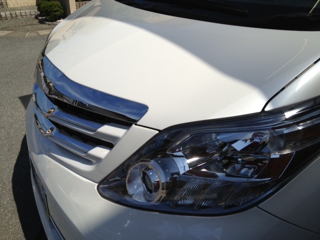 トヨタアルファードに、施工性とコーティング性能を高次元で両立させたハイブリッドナノガラスコーティング 『ゼウスβ』施工したコーティング評価・レビュー・口コミ
