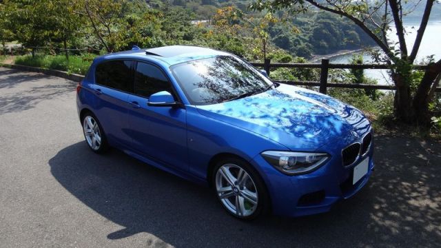 ＢＭＷ１１６ｉＭスポーツに、デポジット対策に最適なポリマー系コーティング『ファイングロス』を施工したコーティング評価・レビュー・口コミ