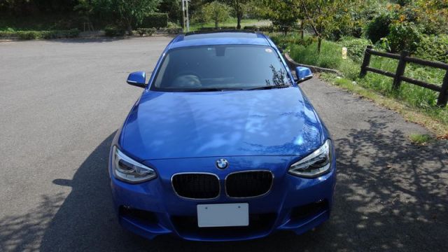 ＢＭＷ１１６ｉＭスポーツに、デポジット対策に最適なポリマー系コーティング『ファイングロス』を施工したコーティング評価・レビュー・口コミ