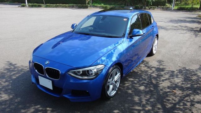 ＢＭＷ１１６ｉＭスポーツに、デポジット対策に最適なポリマー系コーティング『ファイングロス』を施工したコーティング評価・レビュー・口コミ