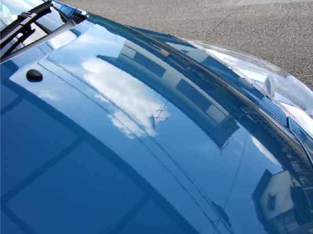 ガラスコーティング施工例　プジョー　207　青