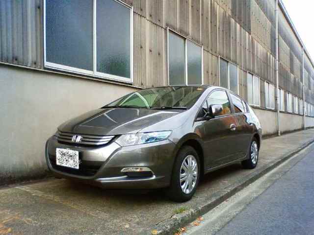 ガラスコーティング施工例　ホンダインサイトＬ　ポリッシュドメタル・メタリック