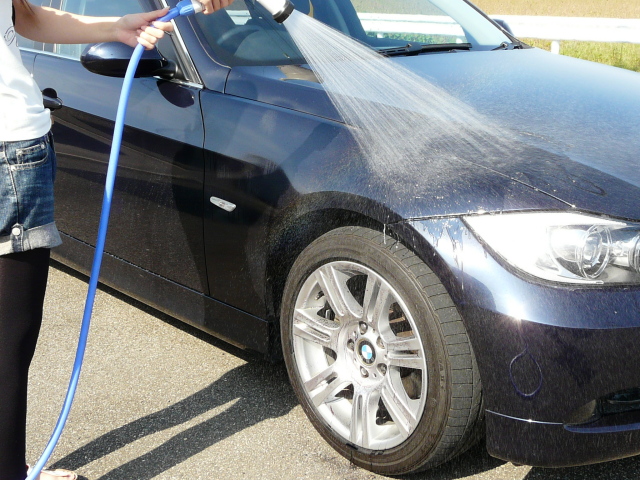 車のガラスコーティング  コーティング前処理 鉄粉除去