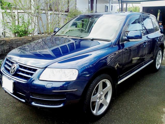 ガラスコーティング施工例　ＶＷ　トゥアレグ