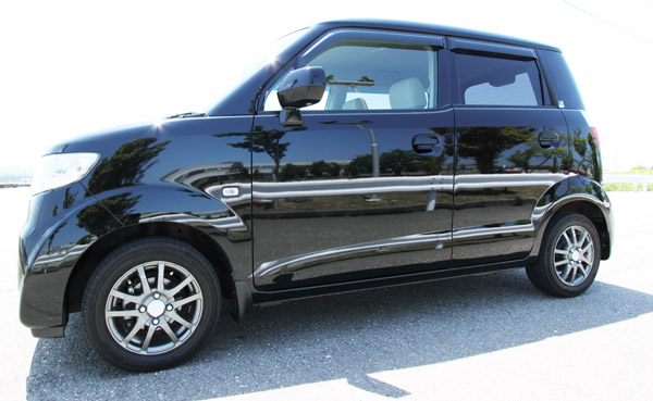 ガラスコーティング施工例 ホワイトパール ホンダ　　ゼスト　