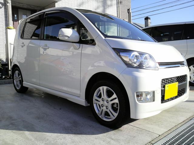 ガラスコーティング施工例 　ダイハツ　ムーブ