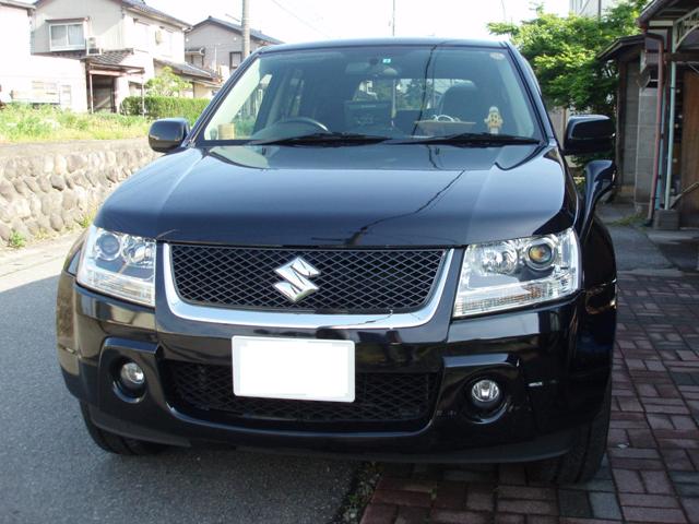 ガラスコーティング施工例  スズキ　ブラックパール　