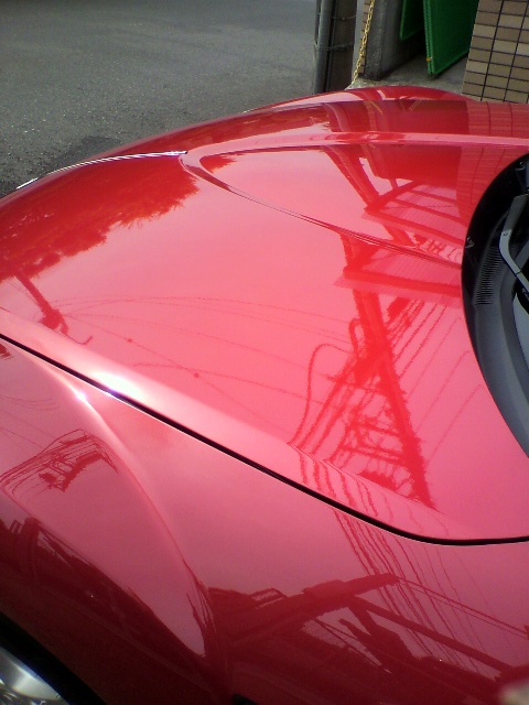 ガラスコーティング剤　車のコーティング