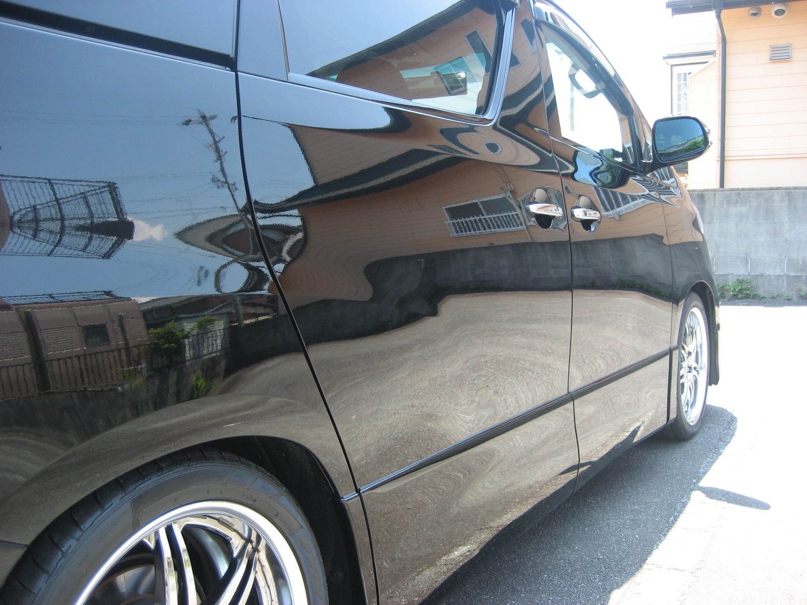 ガラスコーティング剤　車のコーティング トヨタ　ヴェルファイア　