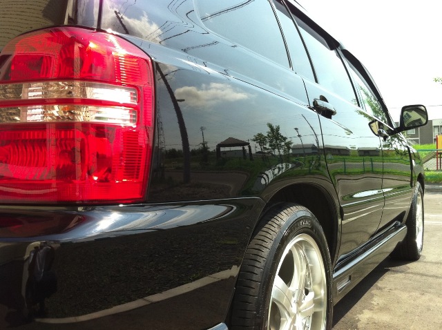 ガラスコーティングのハイブリッドナノガラスゼウス施工のトヨタクルーガー