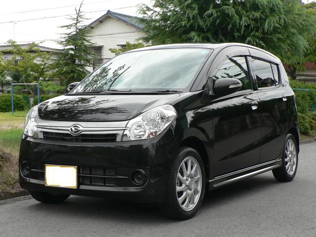 ガラスコーティングのハイブリッドナノガラスゼウス施工のダイハツミラカスタム