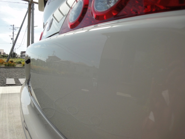 ガラスコーティングのハイブリッドナノガラスゼウス施工のホンダインテグラ