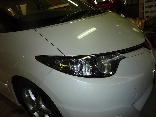 ガラスコーティングのハイブリッドナノガラスゼウス施工