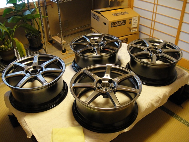 ガラスコーティング施工例　ホイール　