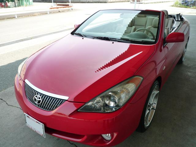 ガラスコーティングのハイブリッドナノガラスゼウスUSトヨタ　ソラーラ　コンバーチブル