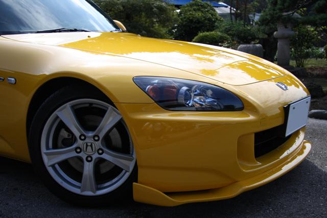 ガスコーティングのハイブリッドナノガラスのゼウスを施工したホンダS2000