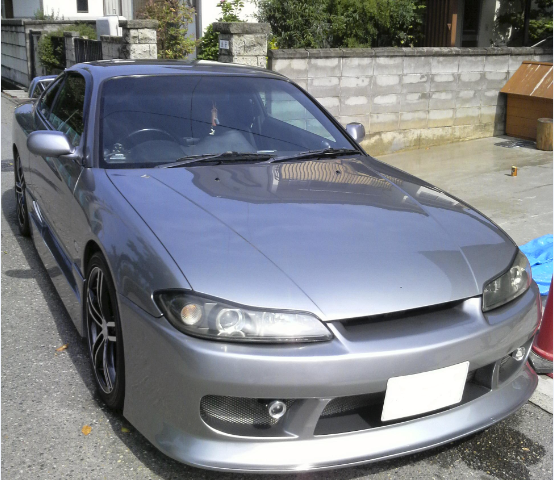 ガラスコーティング施工例　日産　シルビア　