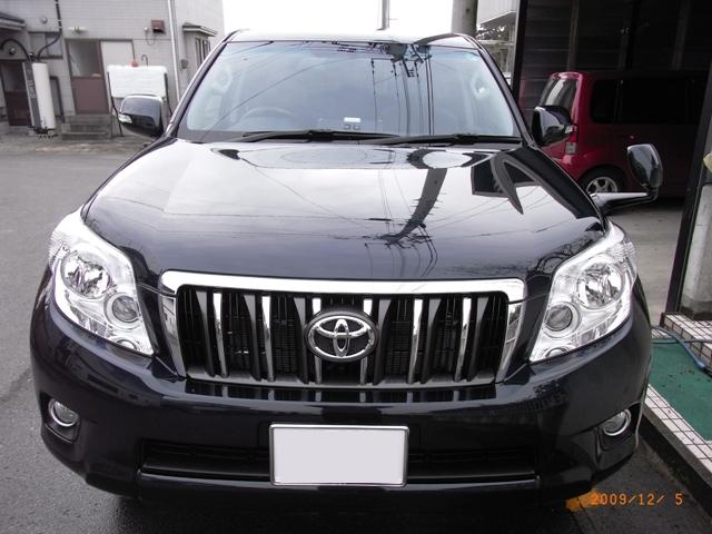 ガラスコーティング施工例　トヨタ　プラド