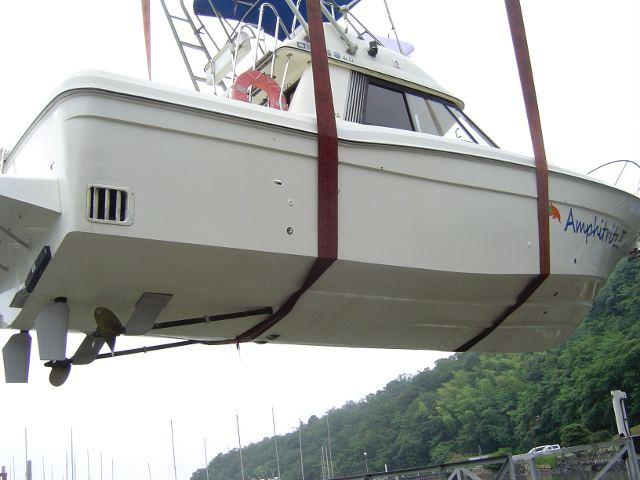 ガラスコーティング施工例　ボート