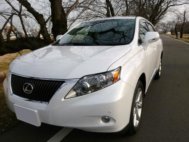 ガラスコーティングのハイブリッドナノガラスゼウスを施工したレクサスRX