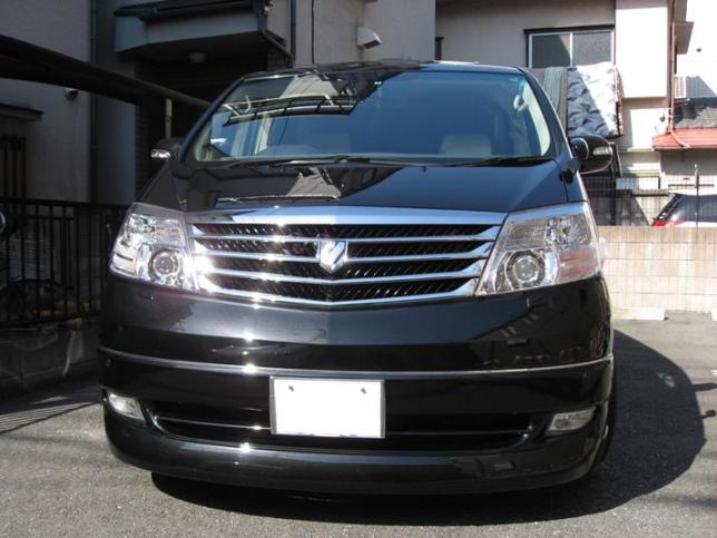 ガラスコーティングのハイブリッドナノガラスゼウスを施工したトヨタアルファード