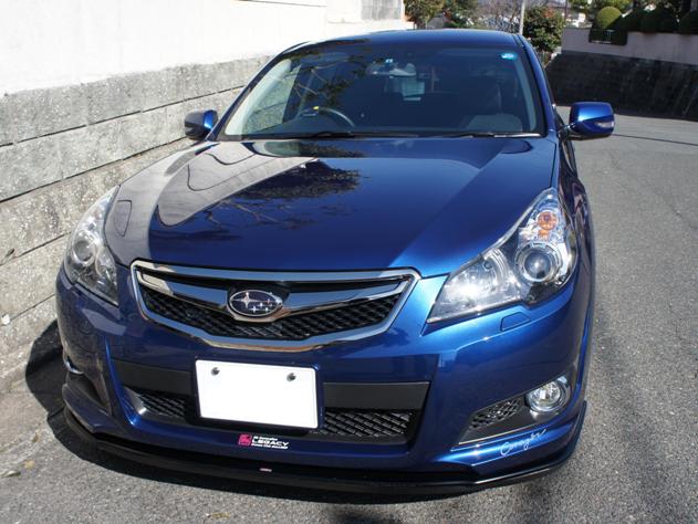 ガラスコーティングのハイブリッドナノガラスゼウスを施工したスバル レガシィツーリングワゴン