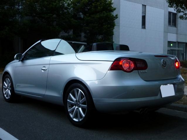 ガラスコーティングのハイブリッドナノガラスゼウスを施工したフォルクスワーゲン EOS V6