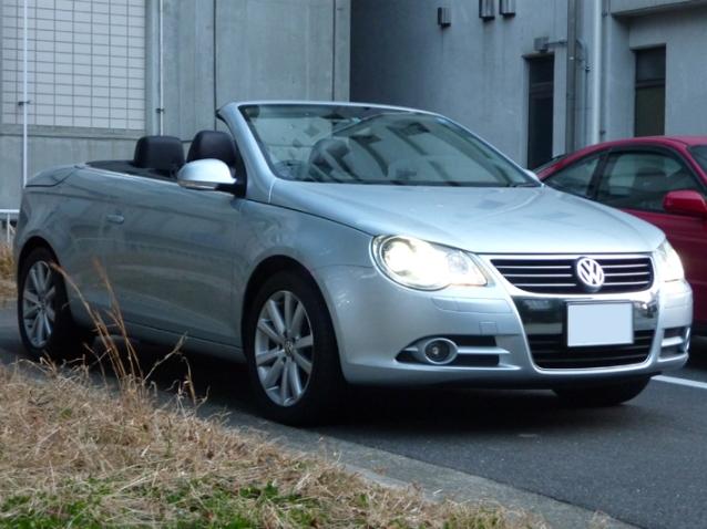 ガラスコーティングのハイブリッドナノガラスゼウスを施工したフォルクスワーゲン EOS V6