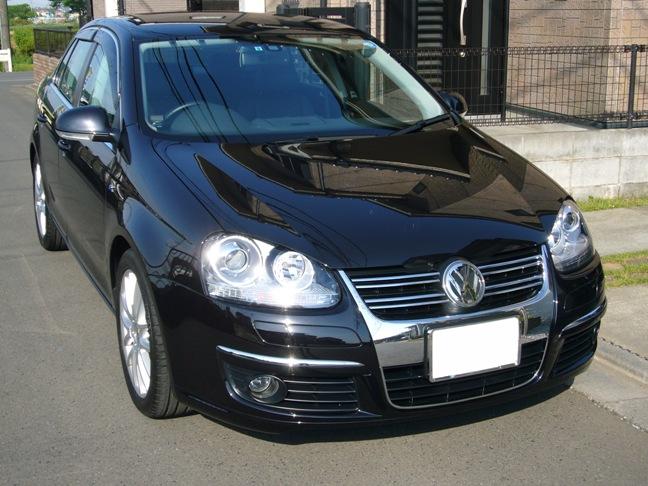 ガラスコーティングのハイブリッドナノガラスゼウスを施工したフォルクスワーゲン ジェッタ