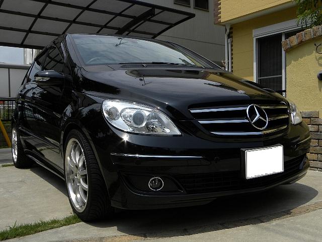 ガラスコーティングのハイブリッドナノガラスW-SHIELDを施工したメルセデスベンツ