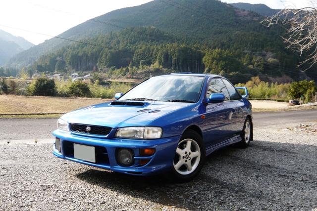 ガラスコーティング施工例　ブルー